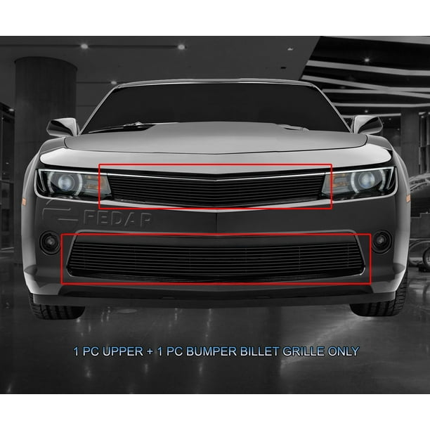 Fits 2014-2015 Chevy Camaro LT Billet Grille Combo